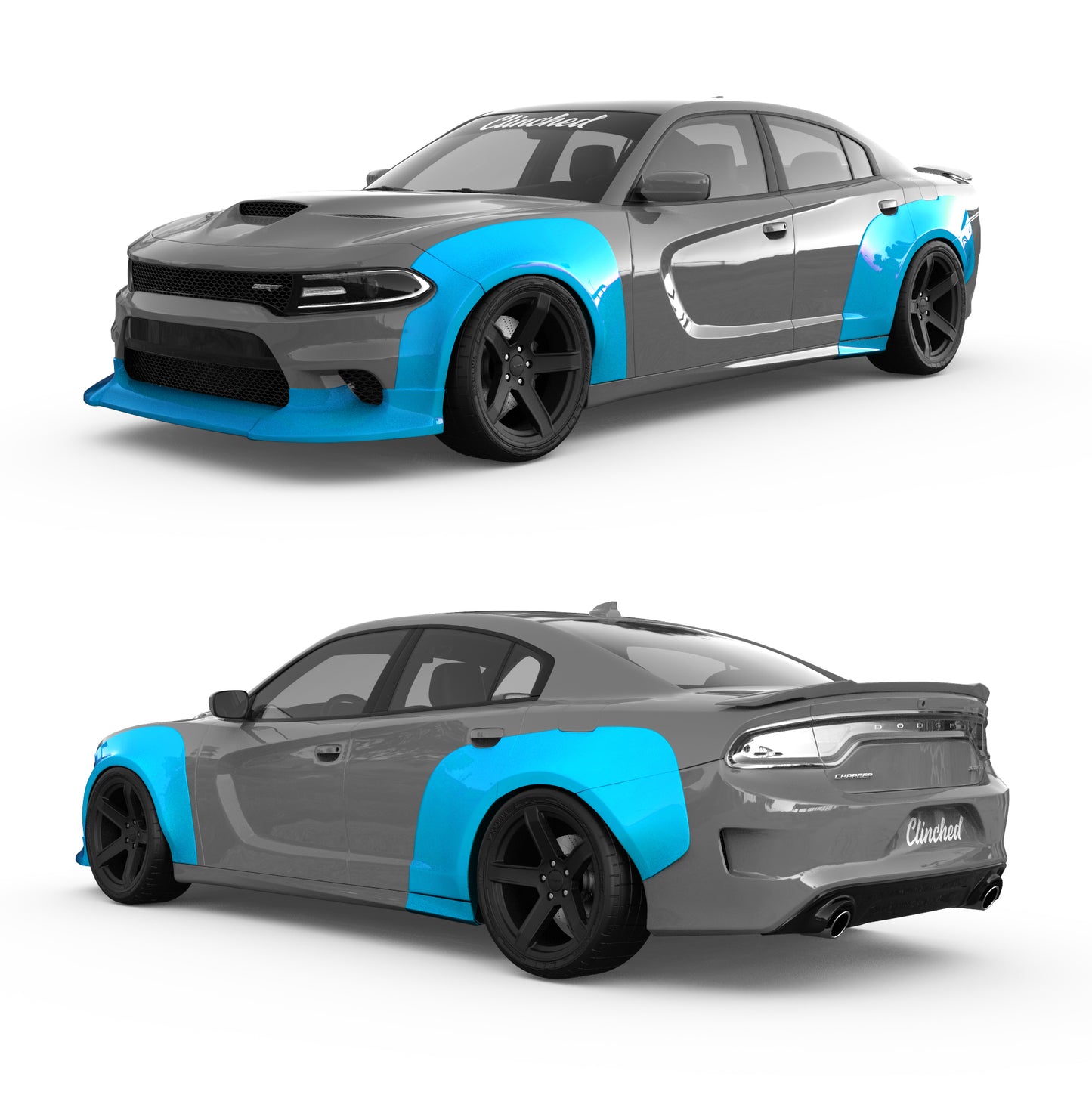 Clinched Dodge Charger Widebody Kit | Duco Car Parts UK Car Parts