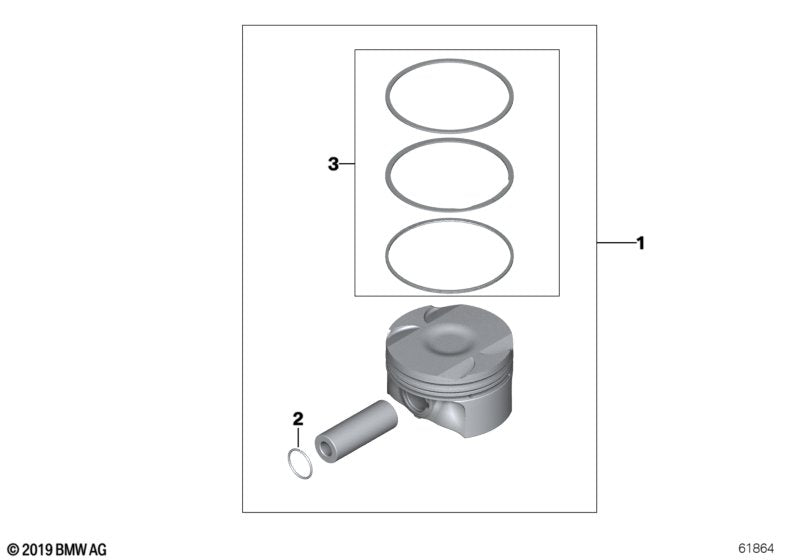 Genuine BMW 11257534552 E81 E87 E91 Snap Ring 20X1,6 (Inc. 316ti, 328i & 630i) | Duco Car Parts UK Car Parts
