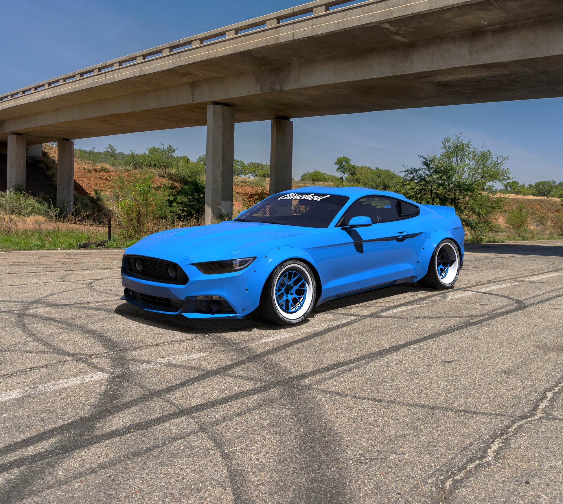 Clinched “New School XL” 10cm/3.9” Fender Flares